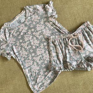 Rene" Rofe Sleepwear Two Piece Pajama Set Medium Large